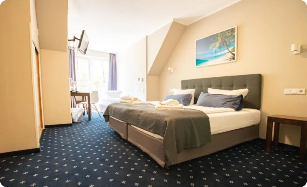 Doppelzimmer mit Balkon